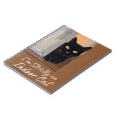 Carnet Chat noir à la fenêtre (Côté gauche)