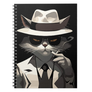 Carnet Chat Noir Cool : Félin suave et mystérieux