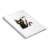 Carnet Chat noir Costume Halloween Witchcraft Spider Web (Côté Droit)