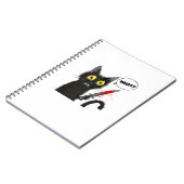 Carnet Chat noir Costume Halloween Witchcraft Spider Web (Côté gauche)