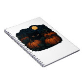 Carnet Chat noir dans le T-shirt classique Patch (Côté Droit)