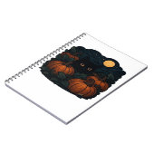 Carnet Chat noir dans le T-shirt classique Patch (Côté gauche)