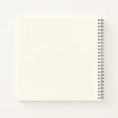 Carnet Chat noir drôle mignon personnalisable (Dos)