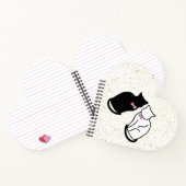 Carnet Chat noir et blanc (Intérieur)