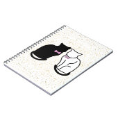Carnet Chat noir et blanc (Côté gauche)