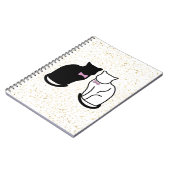 Carnet Chat noir et blanc (Côté gauche)