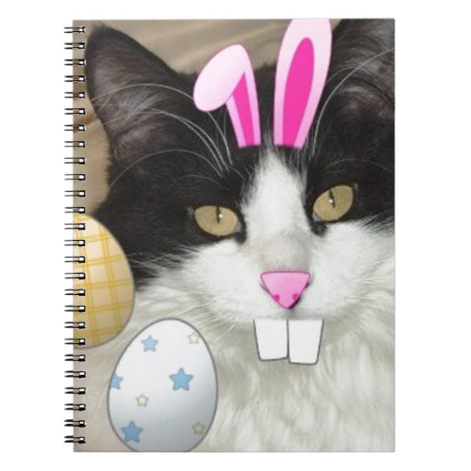 Carnet Chat noir et blanc de l'Est (Devant)
