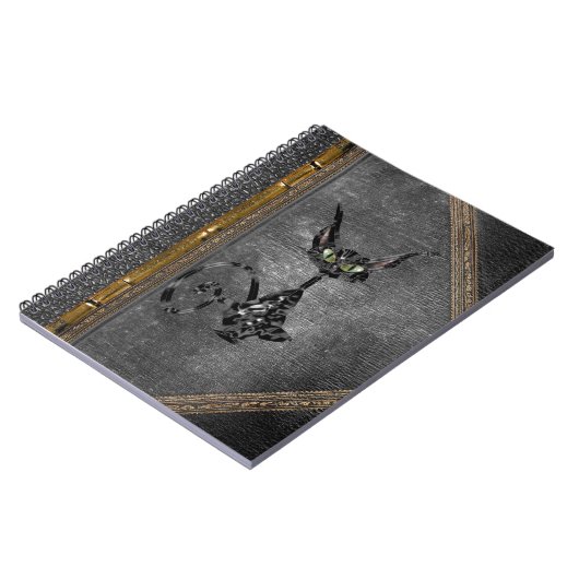 Carnet Chat noir gothique superstitieux (Côté gauche)