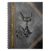 Carnet Chat noir gothique superstitieux (Devant)