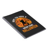 Carnet Chat Noir Halloween Incroyable (Côté Droit)