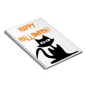 CARNET CHAT NOIR "HAPPY HALLOWEEN" (Côté Droit)