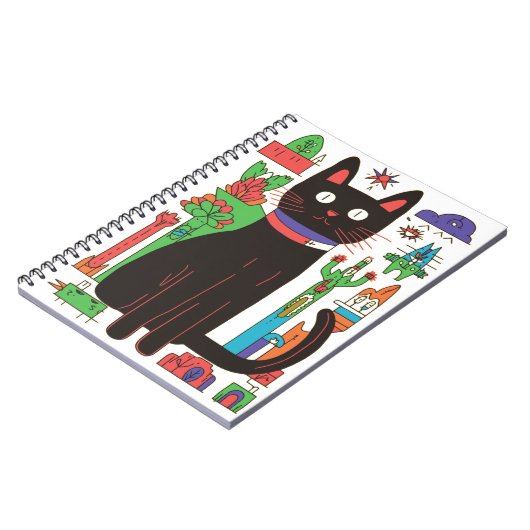 Carnet Chat noir joueur (Côté gauche)