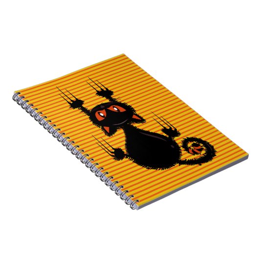 Carnet Chat noir mignon (Côté Droit)