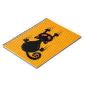 Carnet Chat noir mignon (Côté gauche)