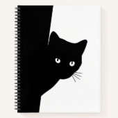Carnet Chat noir rusé (Devant)