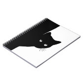 Carnet Chat noir rusé (Côté gauche)