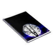 Carnet chat noir sur l'arbre (Côté Droit)