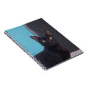 Carnet Chat noir surpris (Côté Droit)