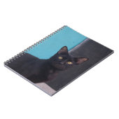 Carnet Chat noir surpris (Côté gauche)