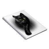 Carnet Chat noir Yellow Eyes Chats (Côté Droit)