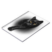 Carnet Chat noir Yellow Eyes Chats (Côté gauche)