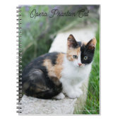 Carnet Chat opéra fantôme (Devant)