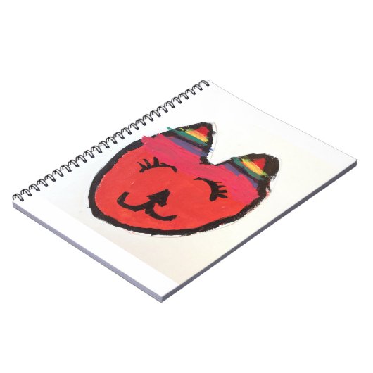 Carnet chat orange cool (Côté gauche)