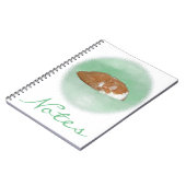 Carnet Chat orange endormi (Côté gauche)