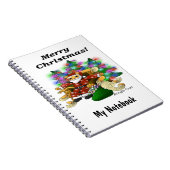 Carnet Chat Père Noël de Noël (Côté Droit)