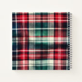 Carnet Chat Père Noël Plaid De Noël Avec Nom (Dos)