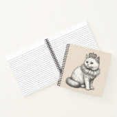 Carnet Chat Persan portant Crown Royal (Intérieur)