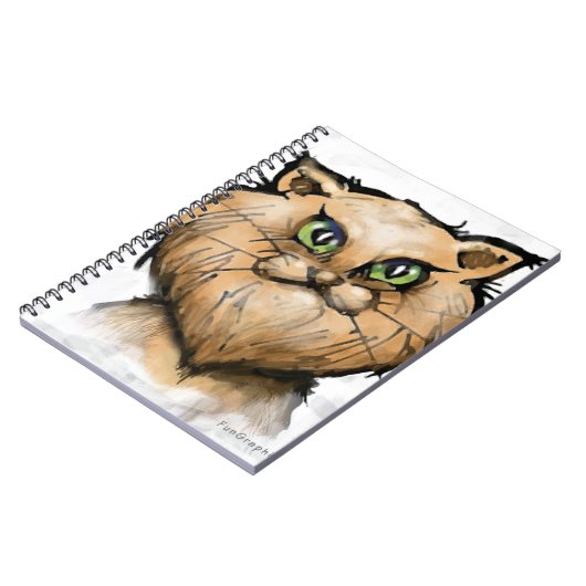 Carnet Chat perse (Côté gauche)