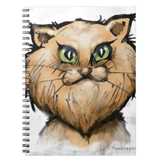 Carnet Chat perse (Devant)