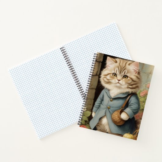 Carnet Chat perse (Intérieur)