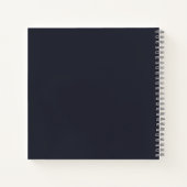 Carnet Chat perse blanc (Dos)
