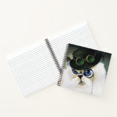Carnet Chat perse de Steampunk (Intérieur)