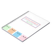 Carnet Chat personnalisé mignon (Côté gauche)