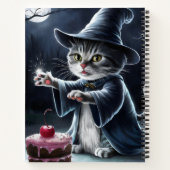 Carnet Chat pour Halloween. (Dos)