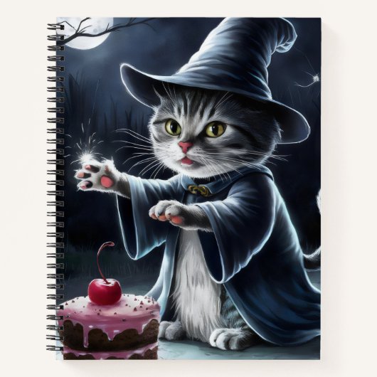 Carnet Chat pour Halloween. (Devant)