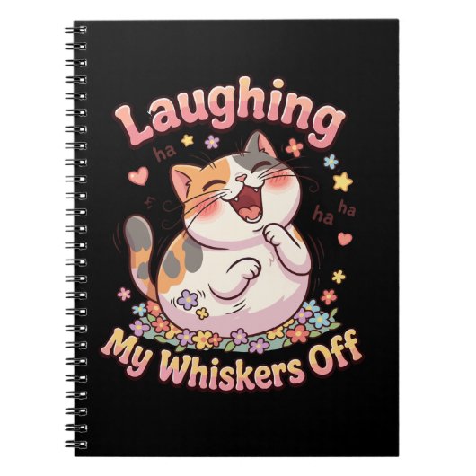 Carnet Chat qui rit à s'en faire tomber les moustaches (Devant)
