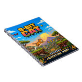 Carnet Chat, Rétro Pixel Art 8-Bit (Côté Droit)