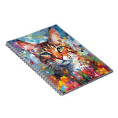 Carnet Chat Savannah coloré (Côté Droit)