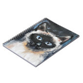 Carnet chat siamois (Côté gauche)