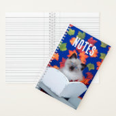 Carnet Chat siamois mignon et long-haïr (À l'intérieur)