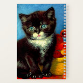 Carnet Chat smoking Van Gogh (Verso)