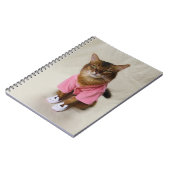 Carnet Chat somalien à Robe et Chaussures (Côté gauche)