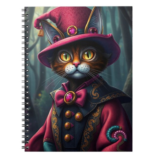 Carnet Chat sorcier Papier (Devant)