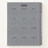 Carnet Chat sorcière avec citrouilles (Dos)