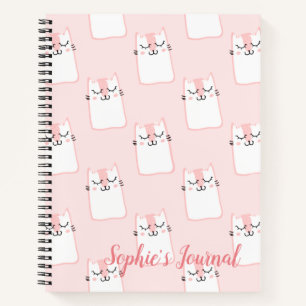 Carnet Chat souriant