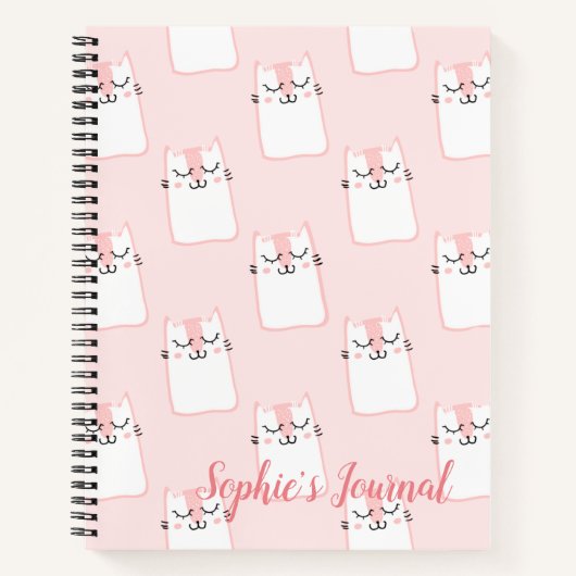 Carnet Chat souriant (Devant)